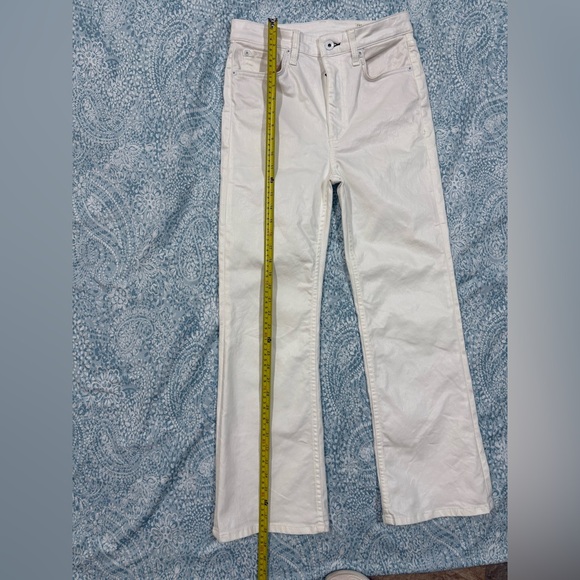 rag & bone Women's Straight Leg Jeans - Cream - Picture 4 of 11
